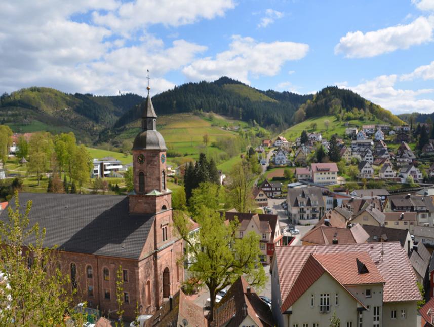 Blick auf Oppenau