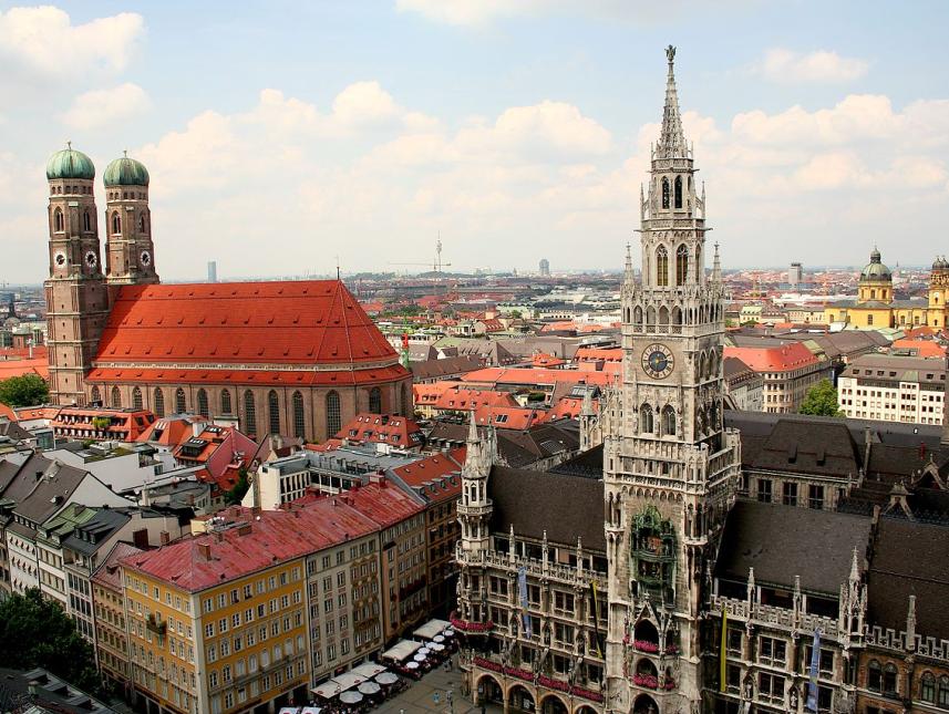 Münchens Altstadt (Sicht von St. Peter)