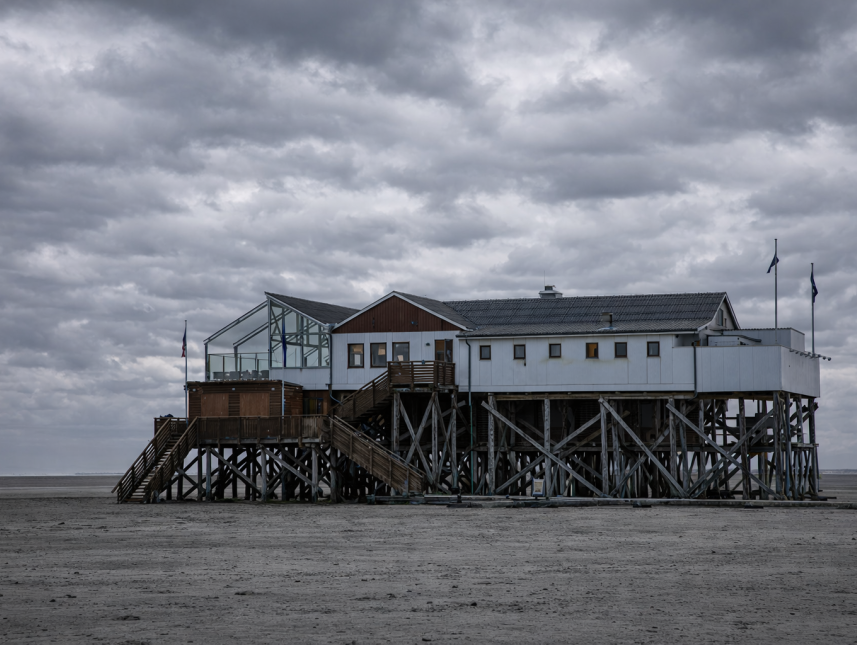St. Peter-Ording. Nordsee. Meerblick.