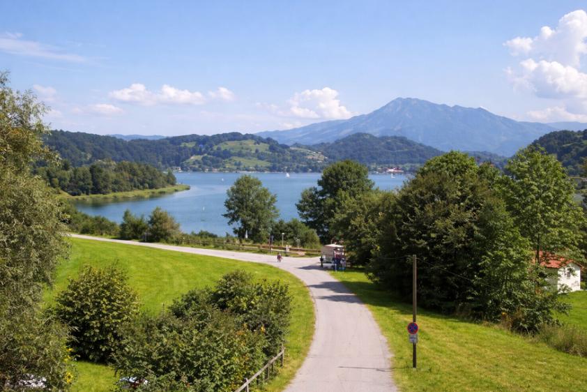 Blick von Haus auf den Großen Alpsee