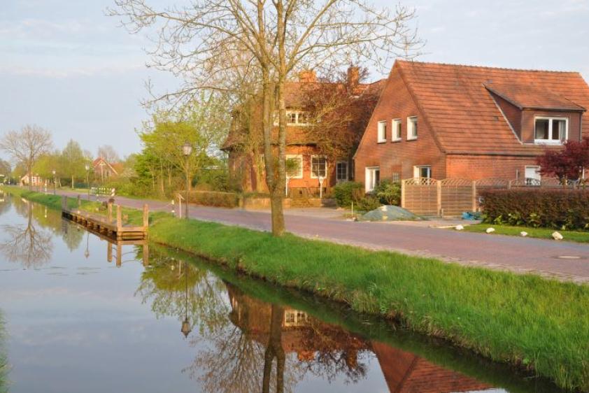 Haus Eiland - direkt am Kanal gelegen