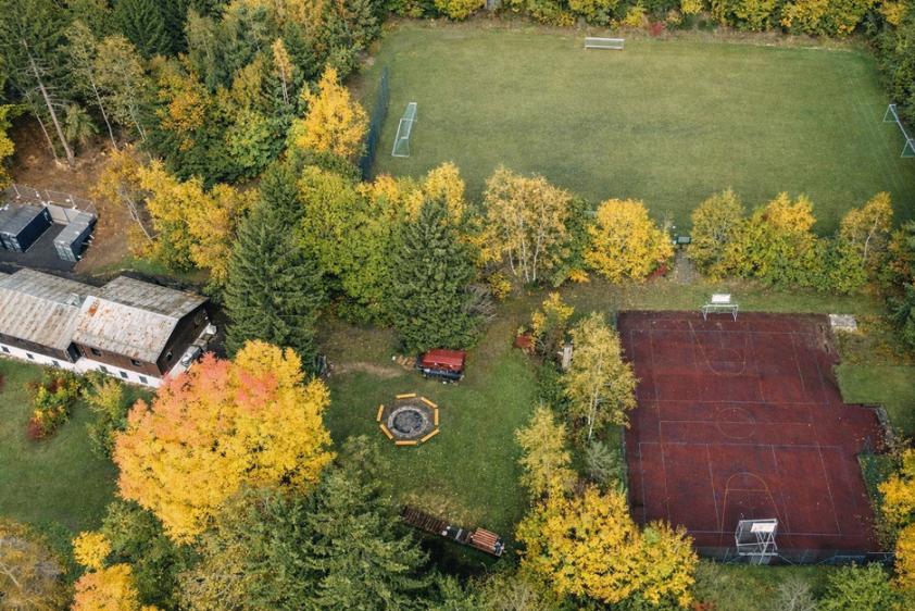 Blick auf das Gelände