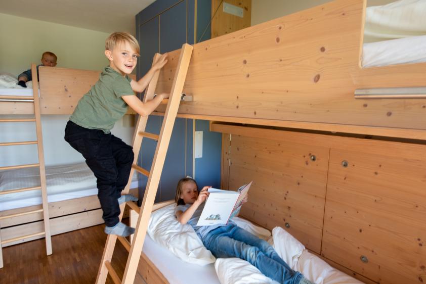 Blick in ein Mehrbettzimmer