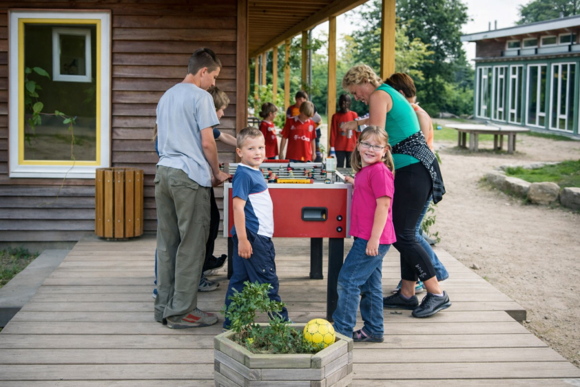 Tischkicker an vielen Stellen