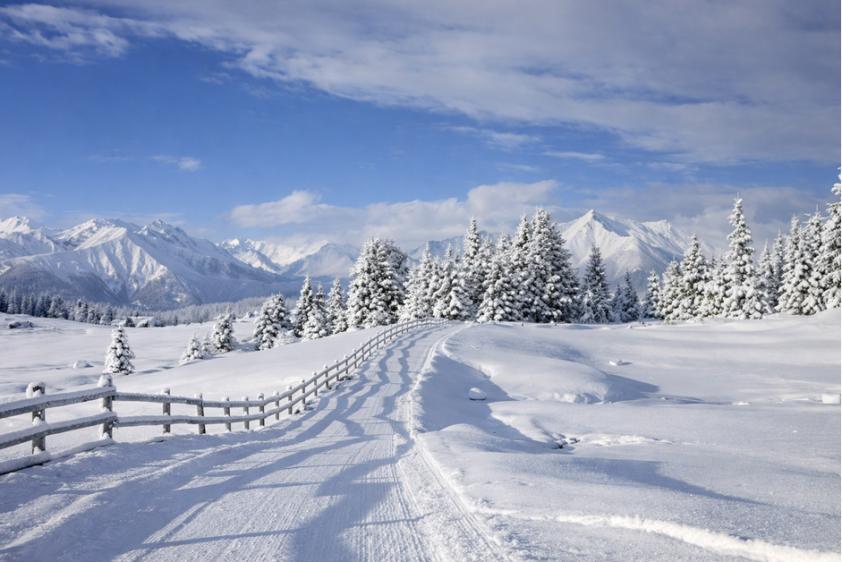 Langlaufloipe an der Rodenecker Alm