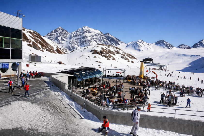 Der Pitztaler Gletscher mit Schneegarantie