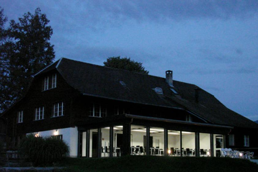 Der 2011 erbaute Speisesaal