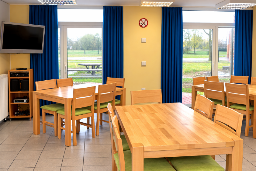 Einer von zwei Frühstücks- und Gruppenräumen