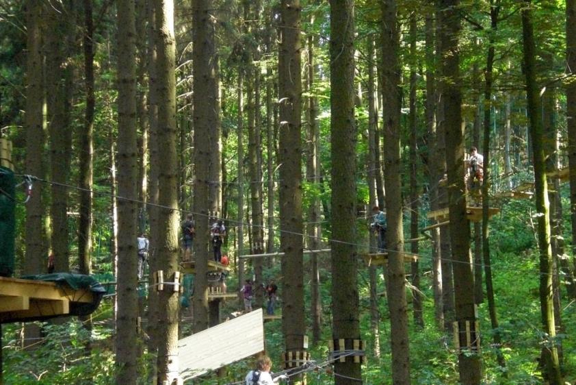Kletterwald Tabarz 4 km