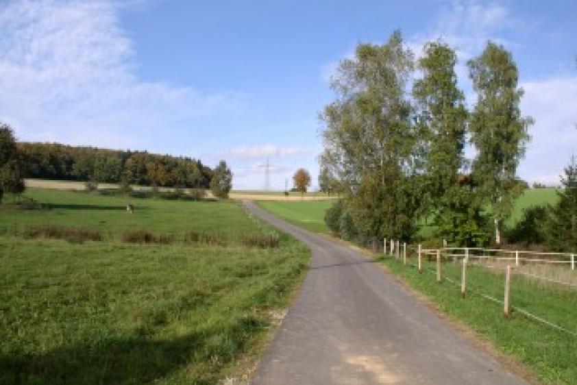 Fussweg zum Hallenbad + Wildpark