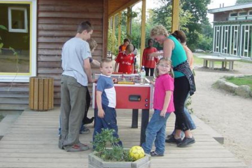 Tischkicker an vielen Stellen