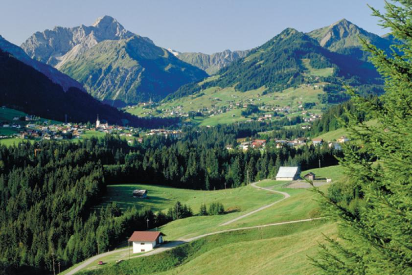 Das Kleinwalsertal im Sommer