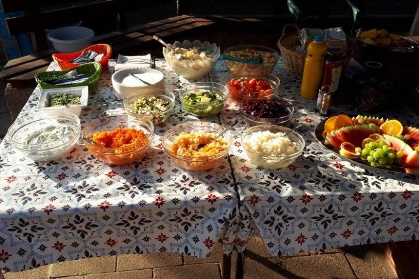 Gemeinsames Grillen