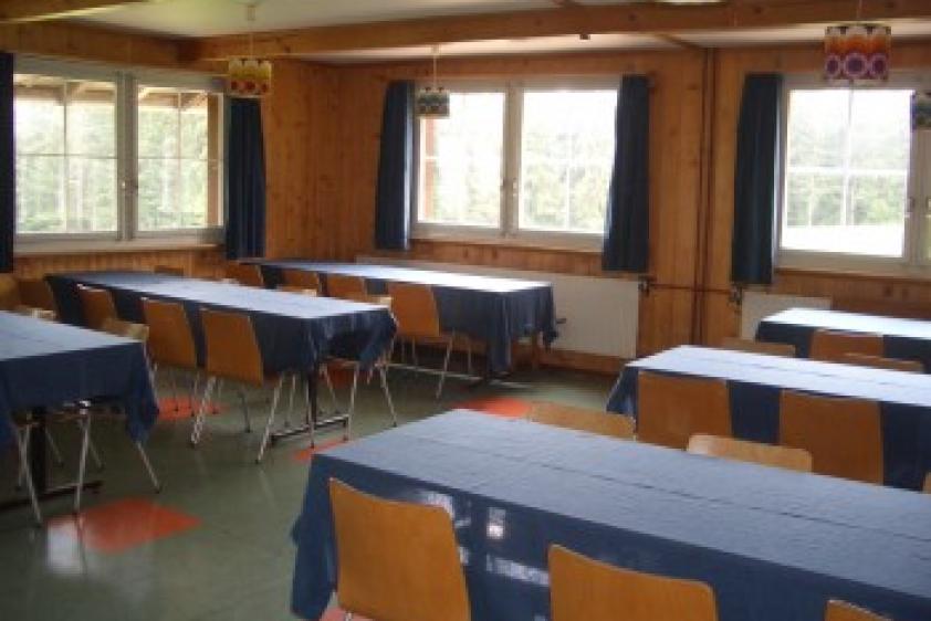 Gruppenraum, ehemaliger Speisesaal
