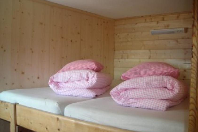 Hüttenlager im Tiroler stiel
