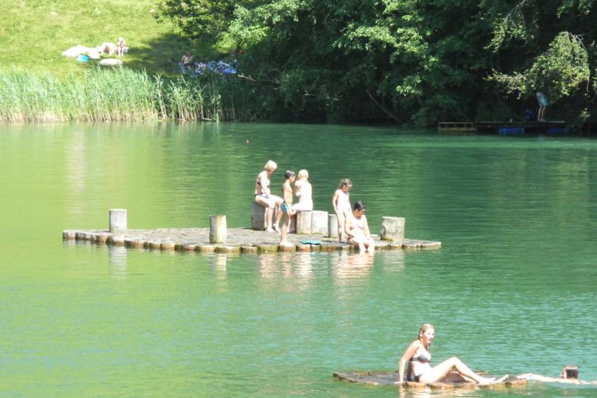 Seewaldsee, unweit der Alm gelegen