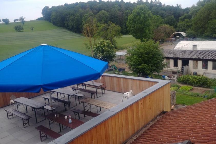 Unsere Dachterrasse