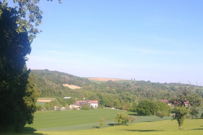 Blick von der Dachterrasse