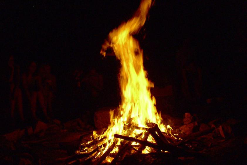 Feuerplatz im Burggraben