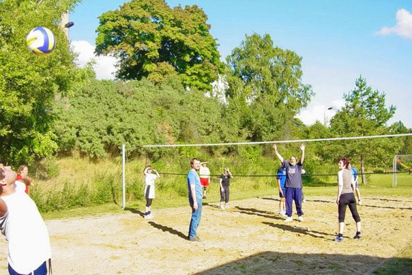 Volleyball im Freien