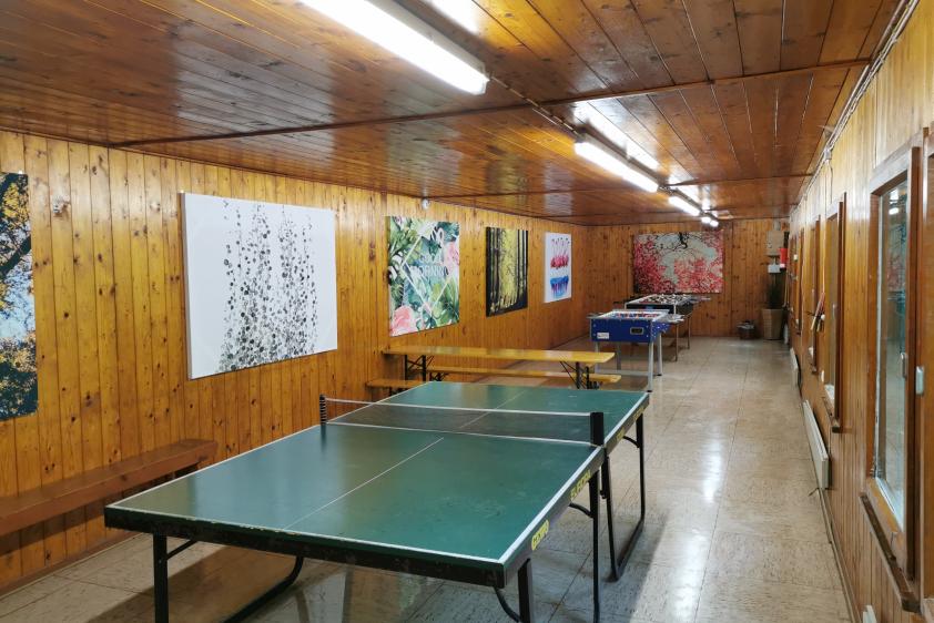 Spielhalle (Kicker / Tischtennis)