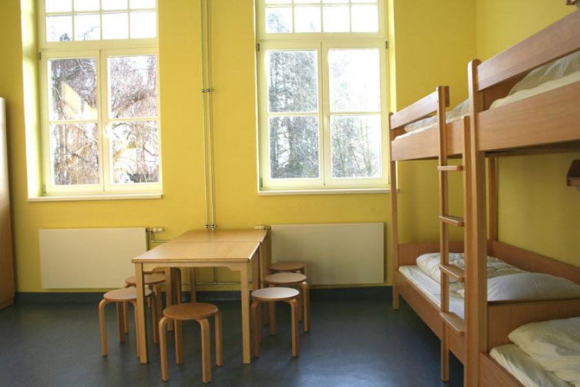 Blick in eines der Zimmer im OG