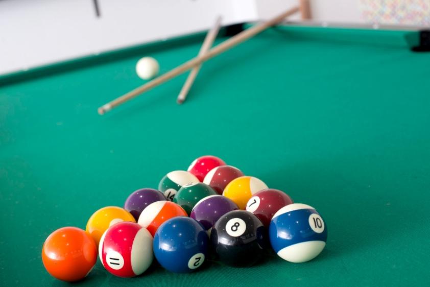 Billard-Raum im Haus Neuland