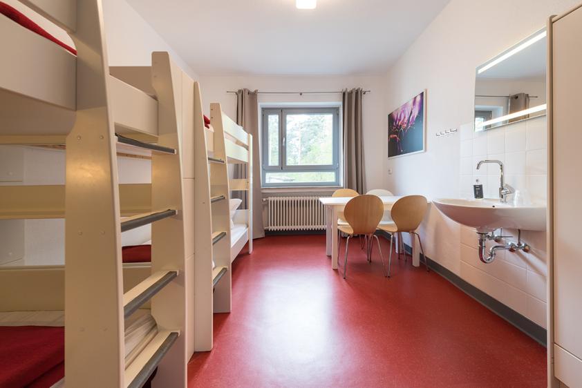 Vierbettzimmer im Roten Haus