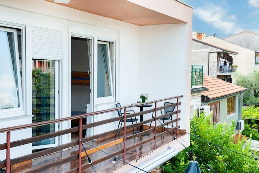 Viele der Zimmer haben einen Balkon