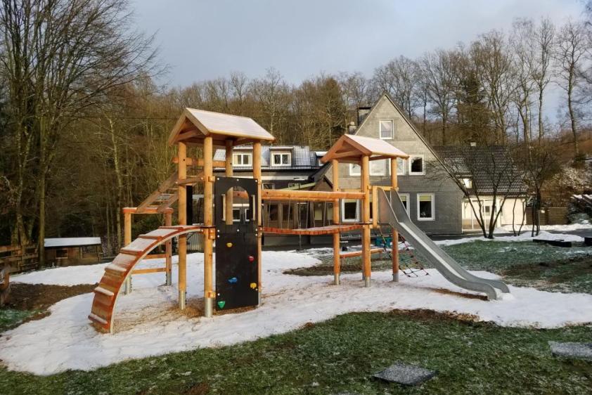 Blick aufs Außengelände