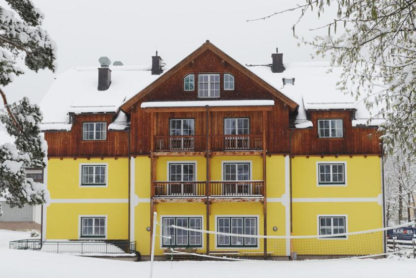 Die Villa im Winter