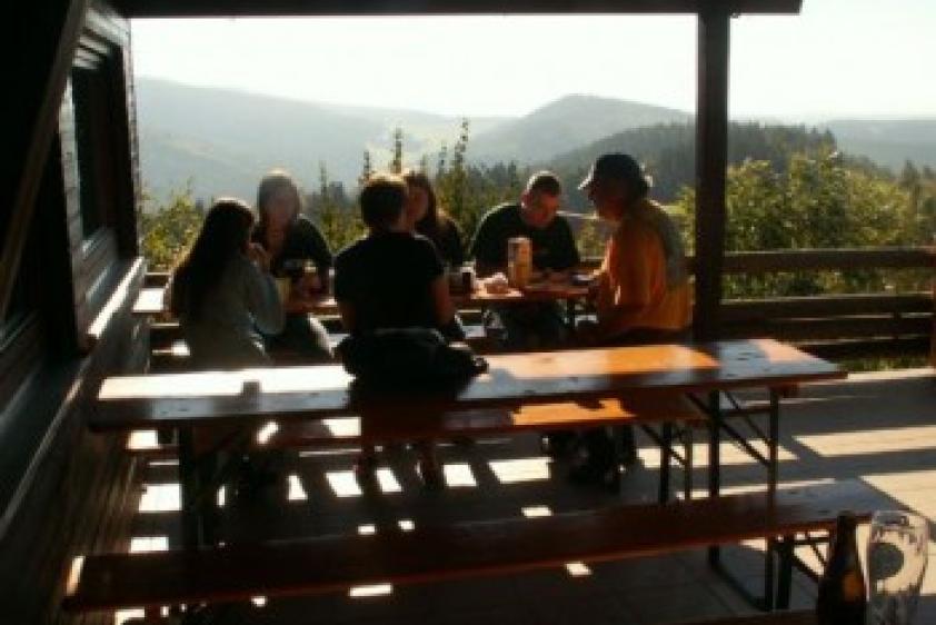 Überdachte Terrasse