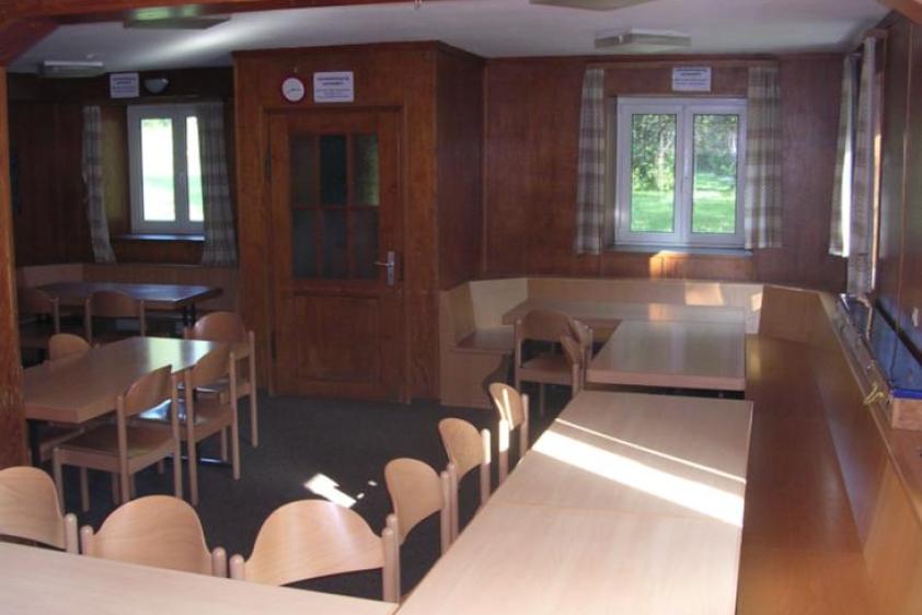 Speisesaal im EG, Platz für 50 Pers.