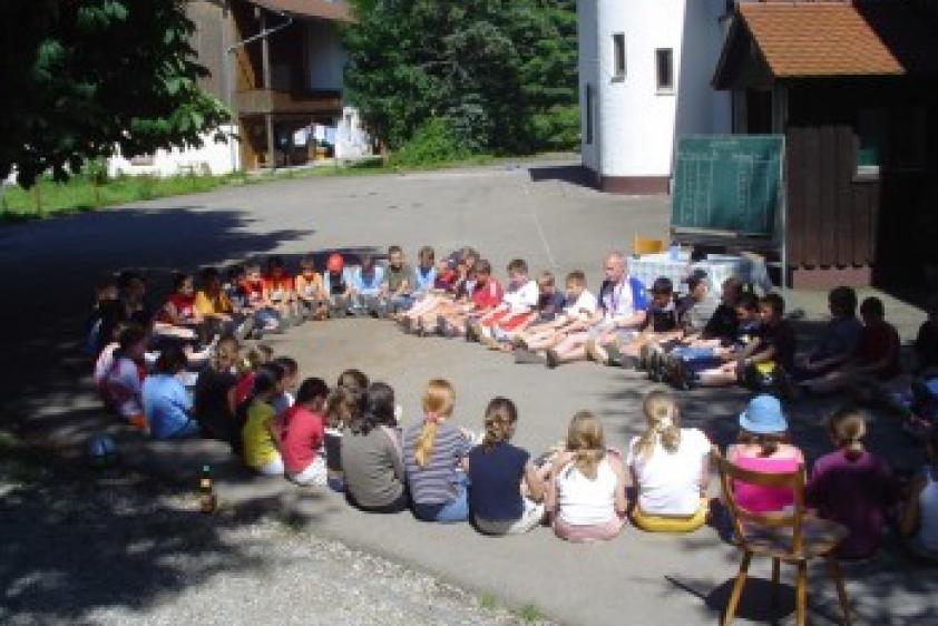 Spielen am Haus