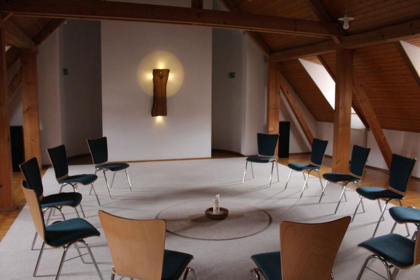 Der Meditationsraum ...