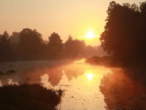 Der Finowkanal in seiner morgendlichen Idylle