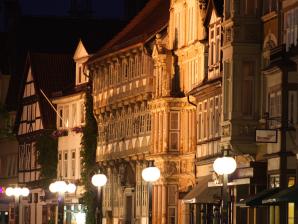 Osterstraße im Abendlicht