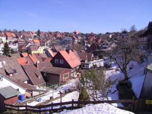 Blick auf die Ortsmitte von Sankt Andreasberg 