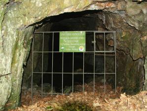 Mundloch der ehemaligen Schiefergrube Falkenstein