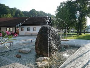 Der Brunnen vor dem Rathaus