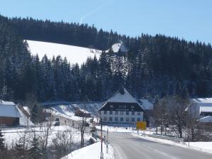 Höhengasthaus "Kalte Herberge" im Winter