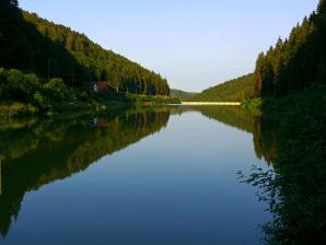 Stausee an der Linachtalsperre