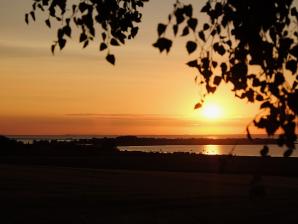 Salzhaff Sonnenuntergang bei Boiensdorf