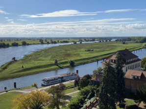 Mündung des Tangers in die Elbe