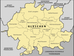 NordNordWest, lizenziert CC BY-SA 3.0 Wikimedia Die Ortsteile von Gleichen