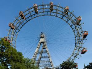 Das Wiener Riesenrad, 1897 errichtet