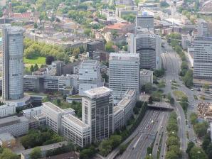 Essen-Südviertel, Blick von Osten