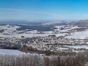 Blick auf Gersfeld von der Nalle