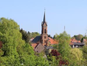 Blick zur protestantischen Friedenskirche