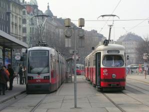 Vienna Ring Tram am Schwedenplatz